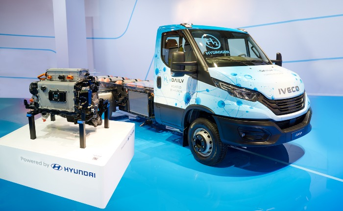 Lire la suite à propos de l’article Iveco : un utilitaire H2 en partenariat avec Hyundai