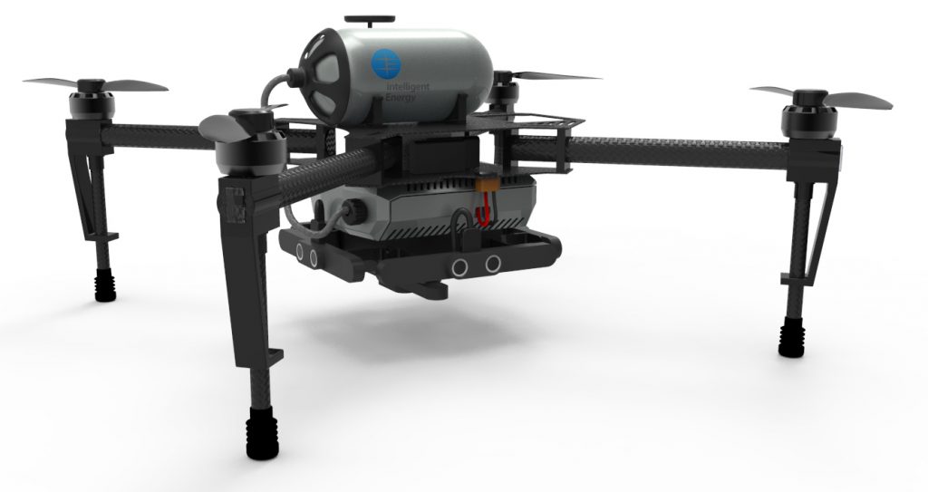 A hydrogen-powered drone