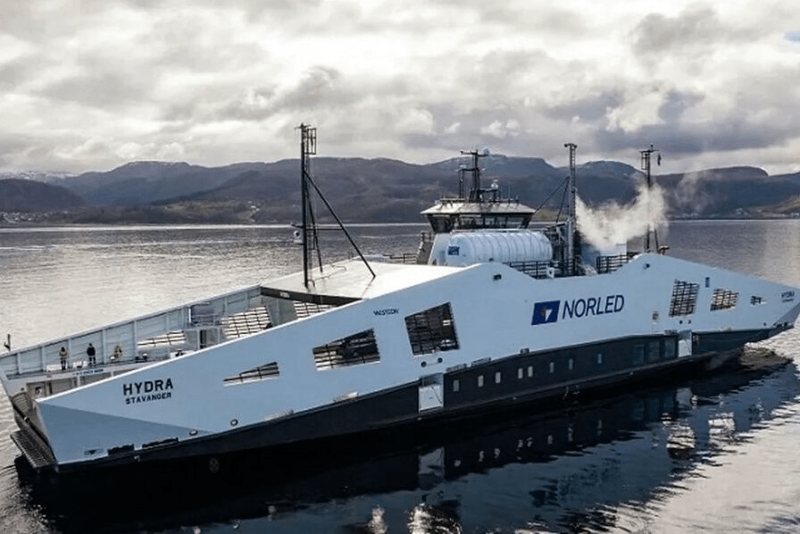 Norled launches its hydrogen ferry: the MF Hydra