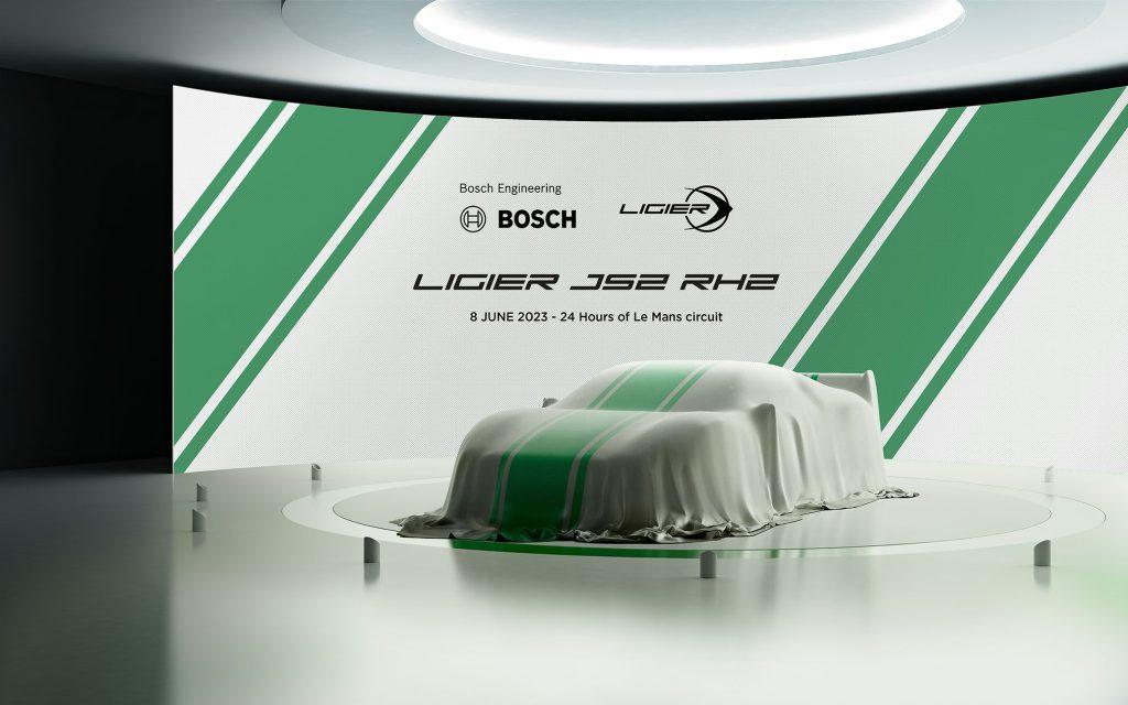 Une voiture de course à moteur hydrogène signée Bosch et Ligier