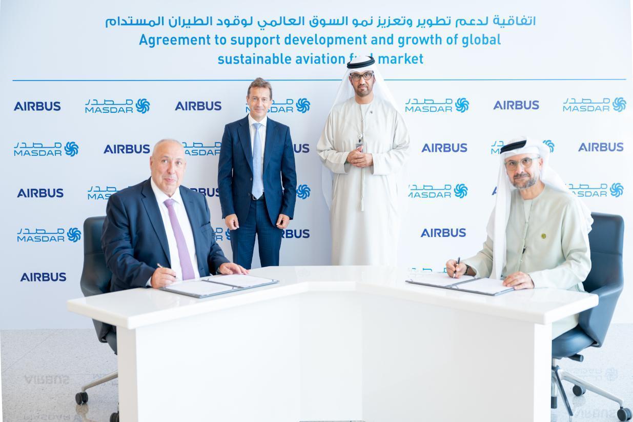 Accord entre Masdar et Airbus carburants durables