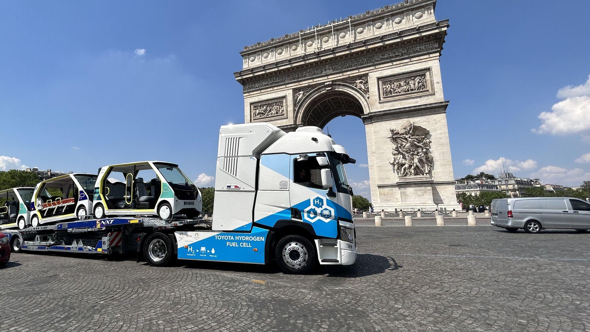 Toyota's Hydrogen Truck Shines at 2024 Olympics in Paris