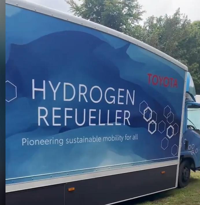 Toyota Showcases Innovative Hydrogen Mobile Refuelling Station at Goodwood